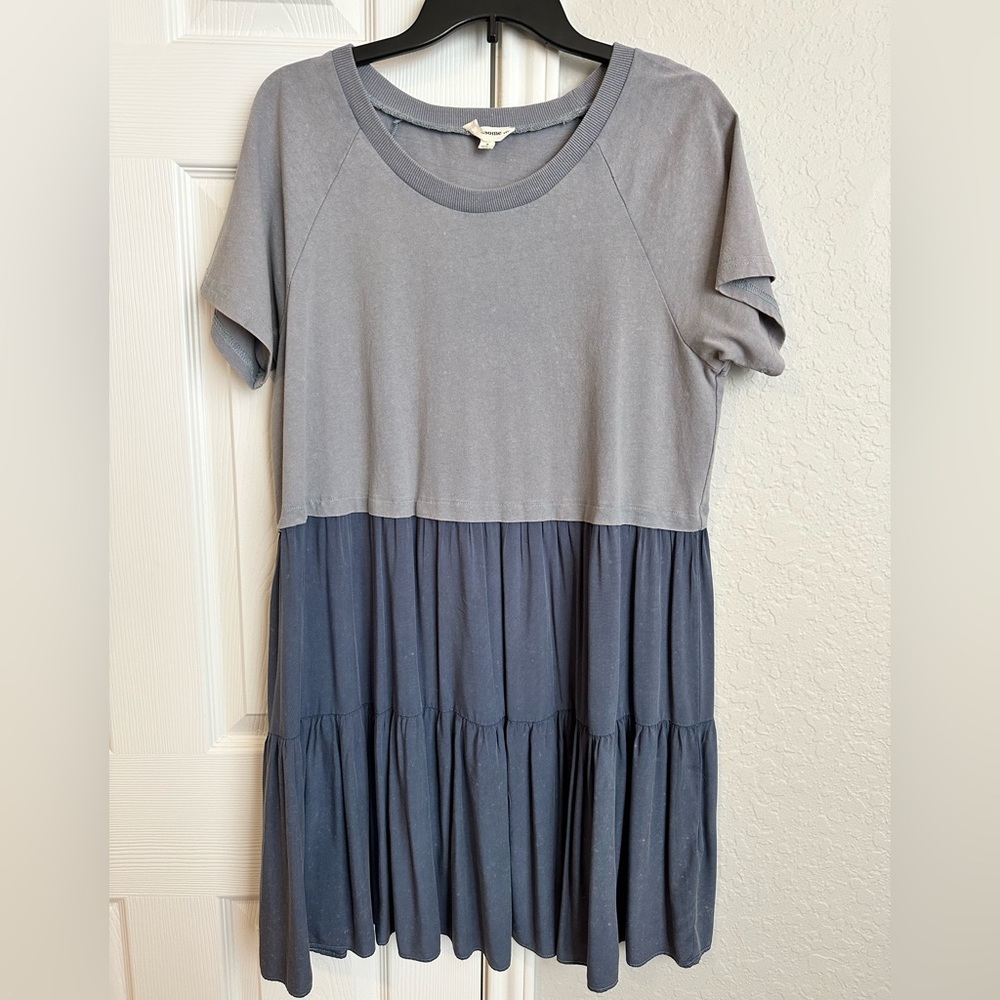 Tiered t-shirt dress